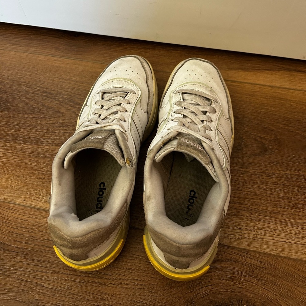Cloud White and Yellow Sneakers